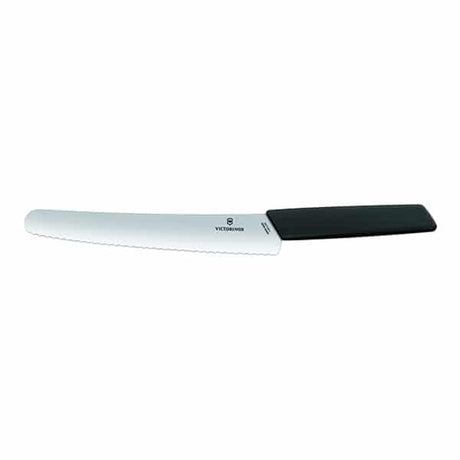 סכין מאפים 22cm ידית שחורה Victorinox