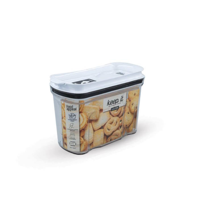 קופסת אחסון keep it מלבנית 1.5 ליטר Food appeal