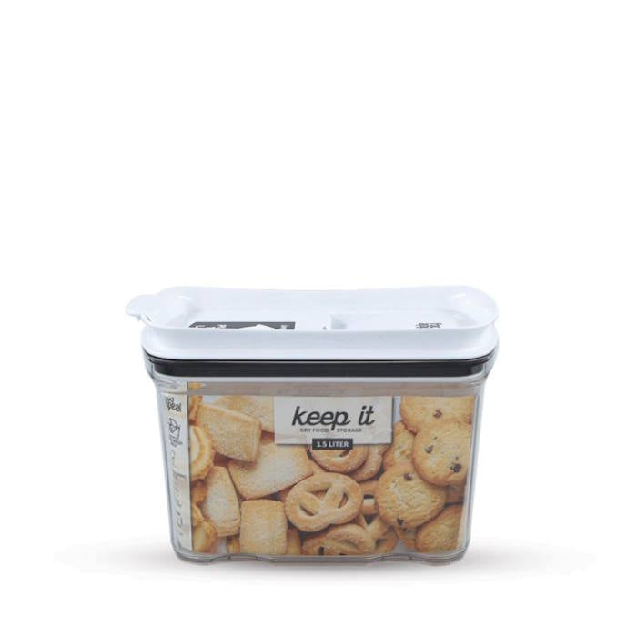 קופסת אחסון keep it מלבנית 1.5 ליטר Food appeal
