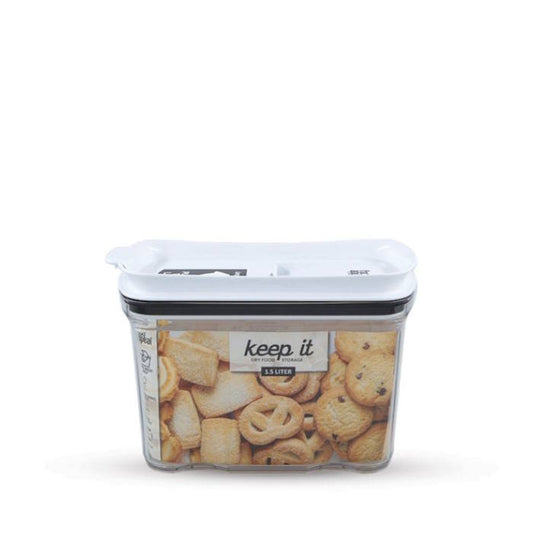 קופסת אחסון keep it מלבנית 1.5 ליטר Food appeal