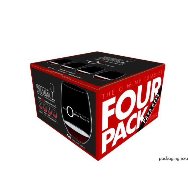3+1 כוסות יין קברנה מרלו O רידל