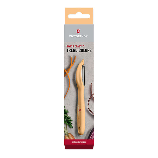 קולפן משונן Victorinox צבע כתום פסטל