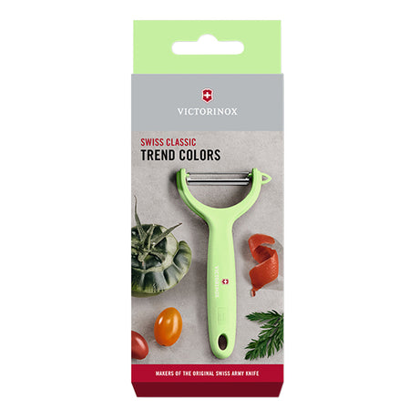 קולפן Y משונן VICTORINOX צבע ירוק פסטל