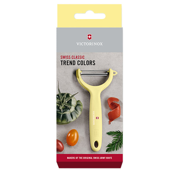 קולפן Y משונן Victorinox צבע צהוב פסטל