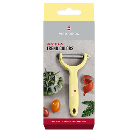 קולפן Y משונן Victorinox צבע צהוב פסטל