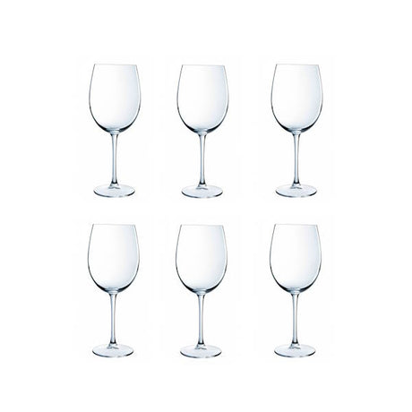 סט 6 כוסות רגל Luminarc Versailles 720ml