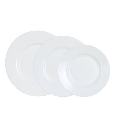 סט 18 צלחות Plumi לבן Luminarc
